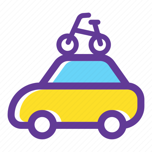 Bicycle, car, transport, transportation, travelling, vacation icon - Download on Iconfinder