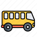autobus, bus, charabanc, coach, motorbus, omnibus, school