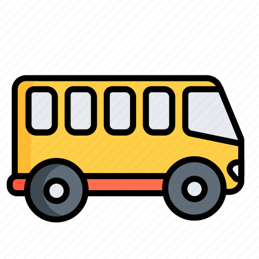 Autobus, bus, charabanc, coach, motorbus, omnibus, school icon - Download on Iconfinder