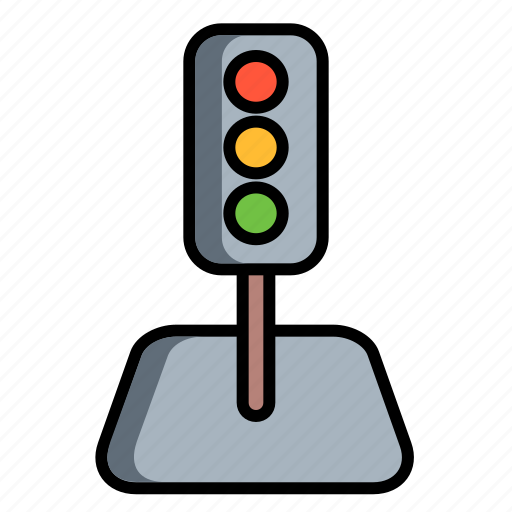 Light, lights, traffic light, car, road, traffic, transport icon - Download on Iconfinder