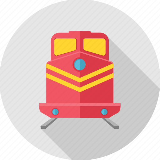 Train, metro, railroad, railway, tramway, transport icon - Download on Iconfinder