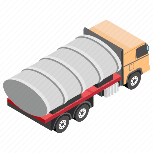 Fuel truck, gas truck, oil tanker, oil transport, transport icon - Download on Iconfinder