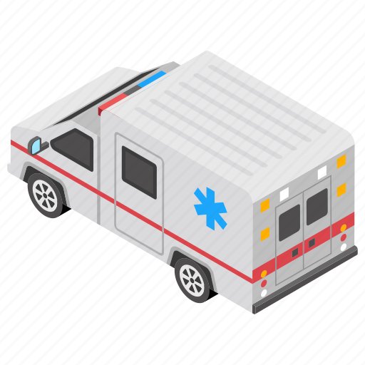 Ambulance, ambulance van, emergency vehicle, hospital van, hospital wagon, rescue van icon - Download on Iconfinder