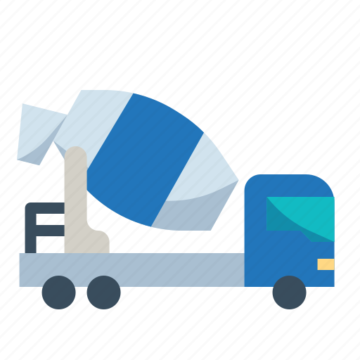 Cement, construction, tools, truck icon - Download on Iconfinder