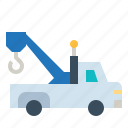 breakdown, construction, tools, tow, truck