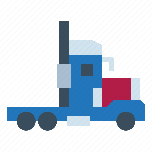 Automobile, shipping, trailer, truck, vehicle icon - Download on Iconfinder