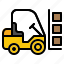 forklift, loader, transport, transportation, vehicle, warehouse 