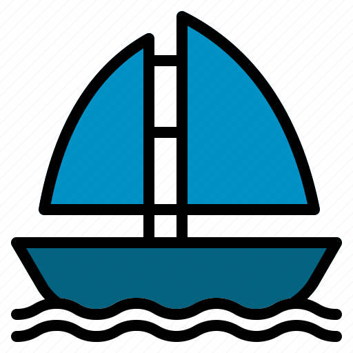 Sail, sailboat, sea, ship, sport, transport, transportation icon - Download on Iconfinder