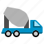 concrete, construction, transport, transportation, truck, vehicle 