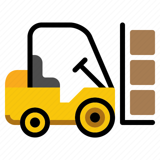 Forklift, loader, transport, transportation, vehicle, warehouse icon - Download on Iconfinder