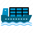 cargo, container, ocean, sea, ship, shipping, transportation
