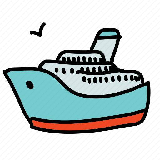 Boat, cruise, ship, tourist, transportation icon - Download on Iconfinder