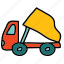 delivery, tranport, transportation, truck, unloading 