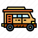 camper, transportation, van, vehicle