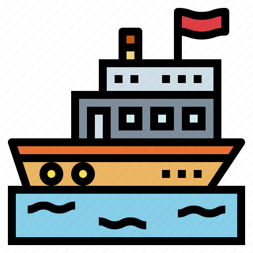 Boat, cruise, ship, transport icon - Download on Iconfinder