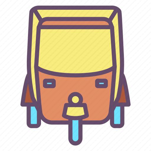 Indian, auto, rickshaw icon - Download on Iconfinder