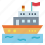 boat, cruise, ship, transport 