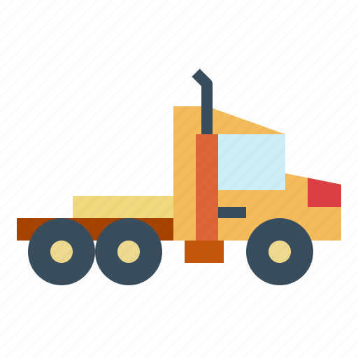 Delivery, trailer, transportation, truck, trucking icon - Download on Iconfinder