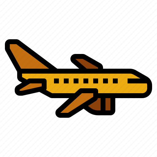 Airplane, airport, flight, logistic, transport icon - Download on Iconfinder