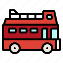 bus, decker, double, logistic, vehicle