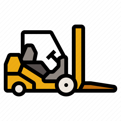 Forklift, industry, shipping, transport, vehicle icon - Download on Iconfinder