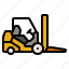 forklift, industry, shipping, transport, vehicle 