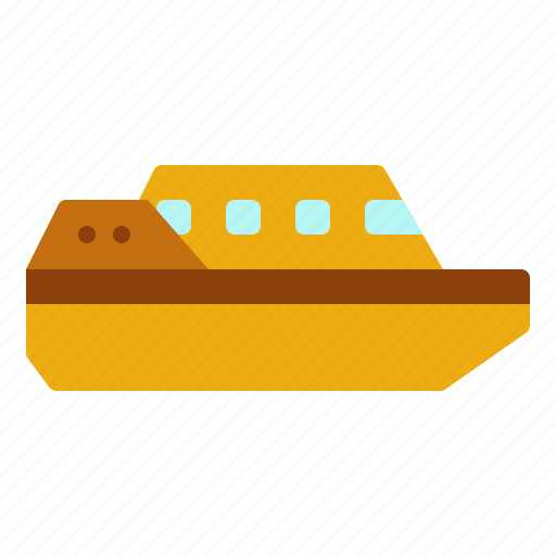Boat, logistic, marine, transport, vehicle icon - Download on Iconfinder