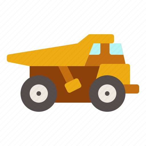 Construction, dump, truck, vehicle icon - Download on Iconfinder