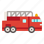 disaster, emergency, fire, transport, truck 