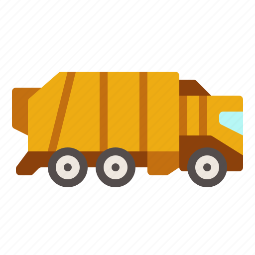 Garbage, logistic, transport, truck, waste icon - Download on Iconfinder