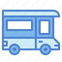 delivery, truck, van