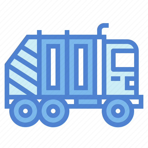 Garbage, recycling, transport, trash, truck icon - Download on Iconfinder