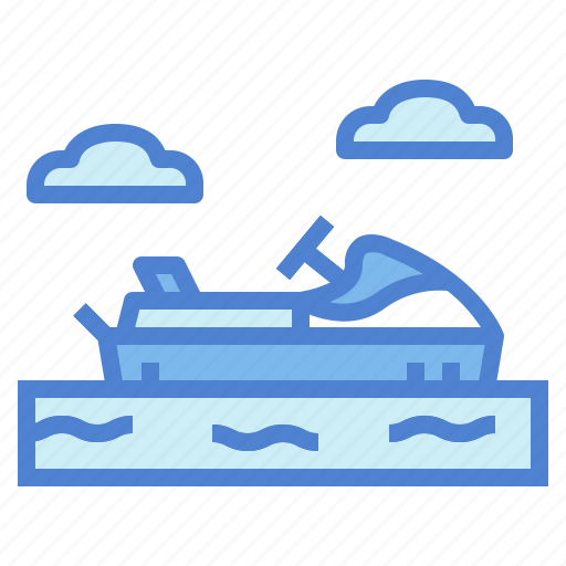 Jet, scooter, sea, ski, transportation, watercraft icon - Download on Iconfinder
