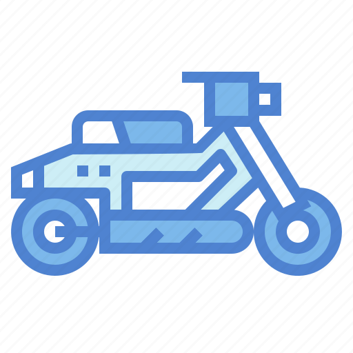 Motorbike, motorcycle, scooter, transportation icon - Download on Iconfinder