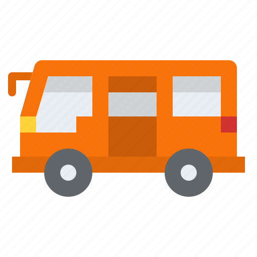 Minibus, transport, transportation, vehicle icon - Download on Iconfinder