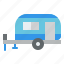 trailer, transport, transportation, vehicle 