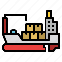 cargo, ship, transport, transportation, vehicle