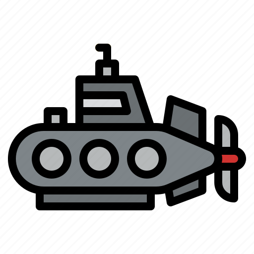 Submarine, transport, transportation, vehicle icon - Download on Iconfinder