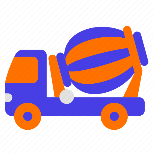 Car, traffic, transport, transportation, truck mixer icon - Download on Iconfinder