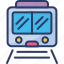 monorail, passenger, railroad, railway, station, train, transportation 