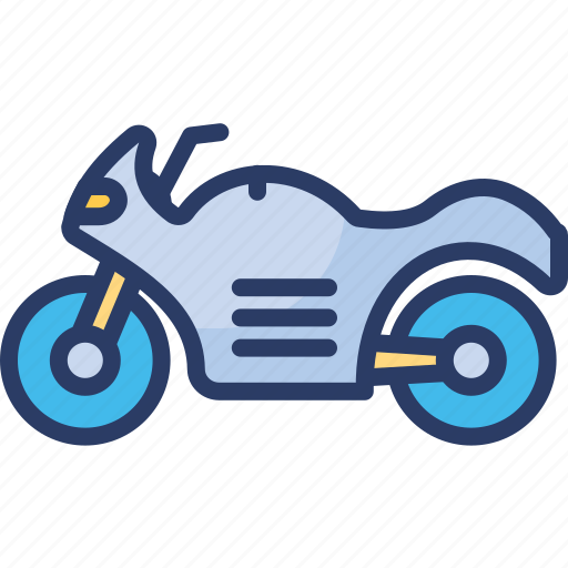 Bike, delivery, moter, motor bike, motorcycle, transport, vehicle icon - Download on Iconfinder