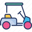 automobile, car carrier, electric cart, golf cart, sports, transport, vehicle