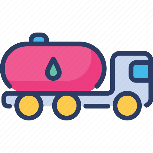 Delivery, fuel, oil, tanker, transport, truck, water icon - Download on Iconfinder