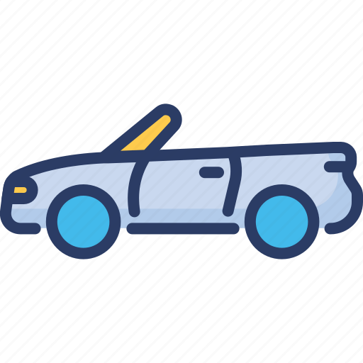 Automobile, cabriolet, car, convertible, transport, transportation, vehicle icon - Download on Iconfinder