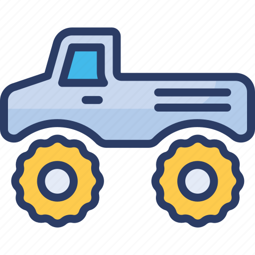 Heavy, monster, transport, truck, vehicle, wheels icon - Download on Iconfinder