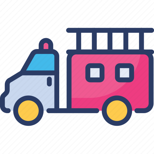 Fire, fire engine, firefighters, help truck, transport, transportation, truck icon - Download on Iconfinder