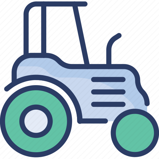 Agriculture, farm, land, solid, tractor, transport, vehicle icon - Download on Iconfinder