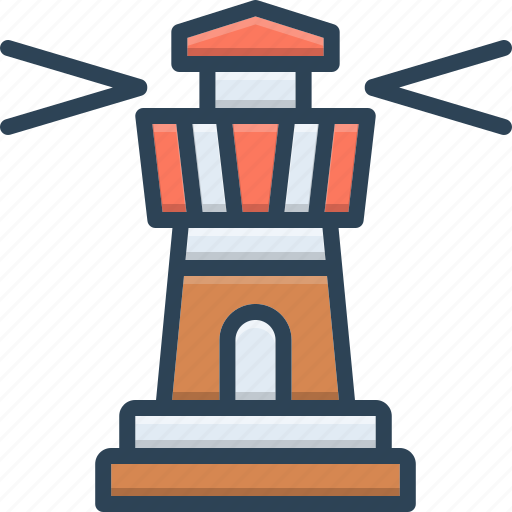 Architecture, coastline, direction, light, lighthouse, tower icon - Download on Iconfinder
