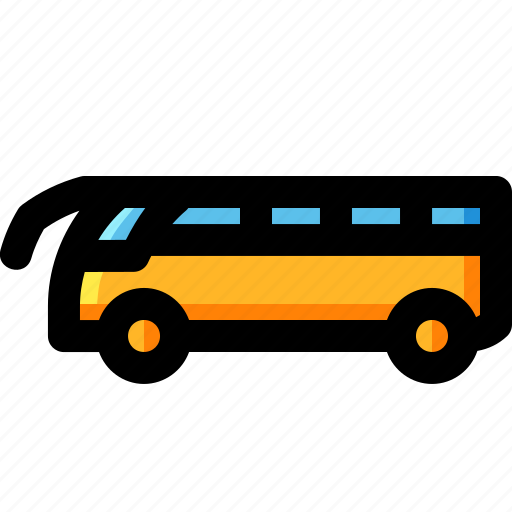 Bus, public, tour, tourism, transportation, travel, vehicle icon - Download on Iconfinder
