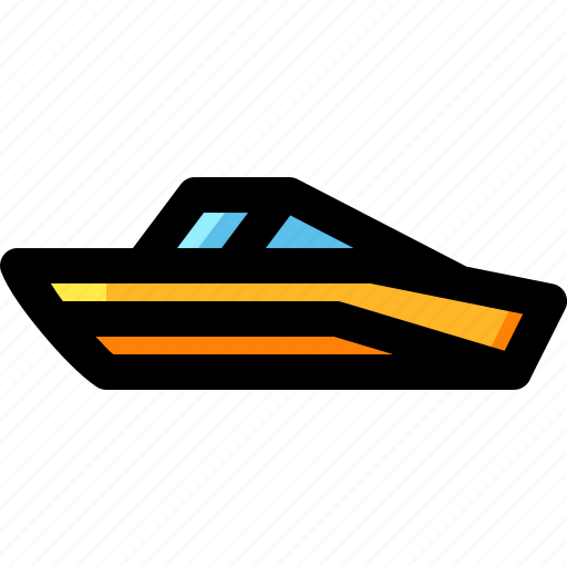 Boat, motor, motorboat, sea, ship, speed, speedboat icon - Download on Iconfinder